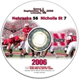 2006 Dvd Nicholls State Husker football, Nebraska cornhuskers merchandise, husker merchandise, nebraska merchandise, nebraska cornhuskers dvd, husker dvd, nebraska football dvd, nebraska cornhuskers videos, husker videos, nebraska football videos, husker game dvd, husker bowl game dvd, husker dvd subscription, nebraska cornhusker dvd subscription, husker football season on dvd, nebraska cornhuskers dvd box sets, husker dvd box sets, Nebraska Cornhuskers, 2006 Nicholls State