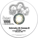 1998 Kansas Husker football, Nebraska cornhuskers merchandise, husker merchandise, nebraska merchandise, nebraska cornhuskers dvd, husker dvd, nebraska football dvd, nebraska cornhuskers videos, husker videos, nebraska football videos, husker game dvd, husker bowl game dvd, husker dvd subscription, nebraska cornhusker dvd subscription, husker football season on dvd, nebraska cornhuskers dvd box sets, husker dvd box sets, Nebraska Cornhuskers, 1998 Kansas