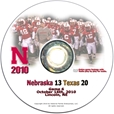 2010 Texas on DVD Husker football, Nebraska cornhuskers merchandise, husker merchandise, nebraska merchandise, nebraska cornhuskers dvd, husker dvd, nebraska football dvd, nebraska cornhuskers videos, husker videos, nebraska football videos, husker game dvd, husker bowl game dvd, husker dvd subscription, nebraska cornhusker dvd subscription, husker football season on dvd, nebraska cornhuskers dvd box sets, husker dvd box sets, Nebraska Cornhuskers, 2010 Texas