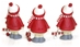 Husker Bells Snowmen Set - OD-74372